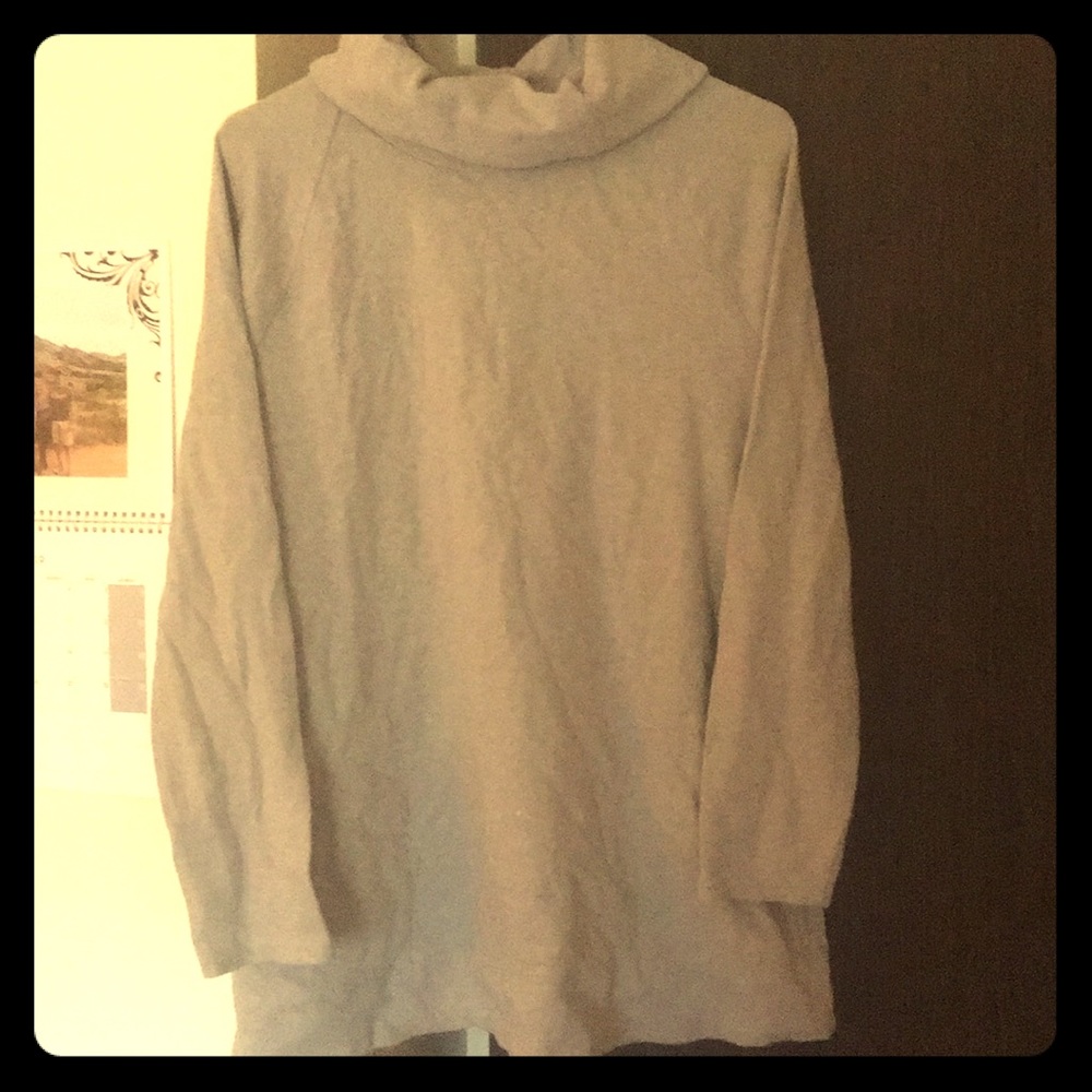 Cream turtleneck sweater